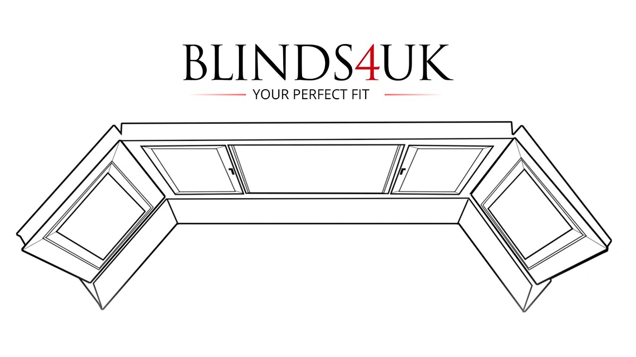 Angled Bay Window - How To Measure For Wooden Blinds