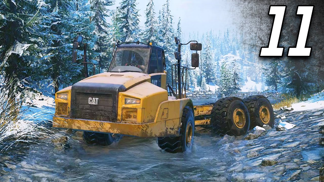 SnowRunner - Part 11 - CAT 745C IS A MONSTER!