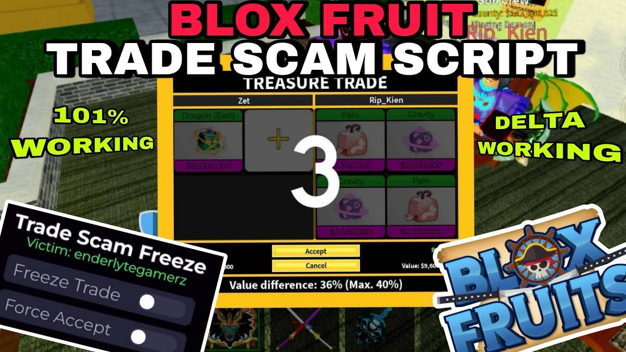 [UPDATED] Blox Fruits Trade Scam Script 🔥 Freeze + Auto Accept + Auto Add | 100% Working