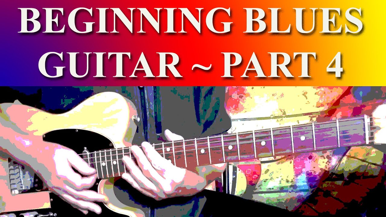 BEGINNING BLUES GUITAR - PART 4 FIRST BLUES GUITAR SOLO!