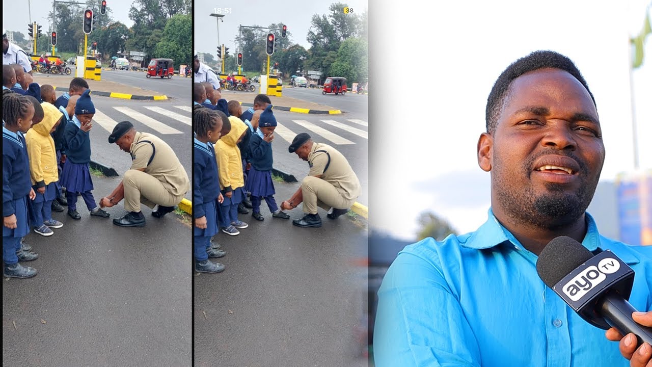 PICHA YA POLISI WA ARUSHA INAYOTREND AKIMFUNGA MTOTO KAMBA ZA VIATU, WAKAAZI WAONGEA