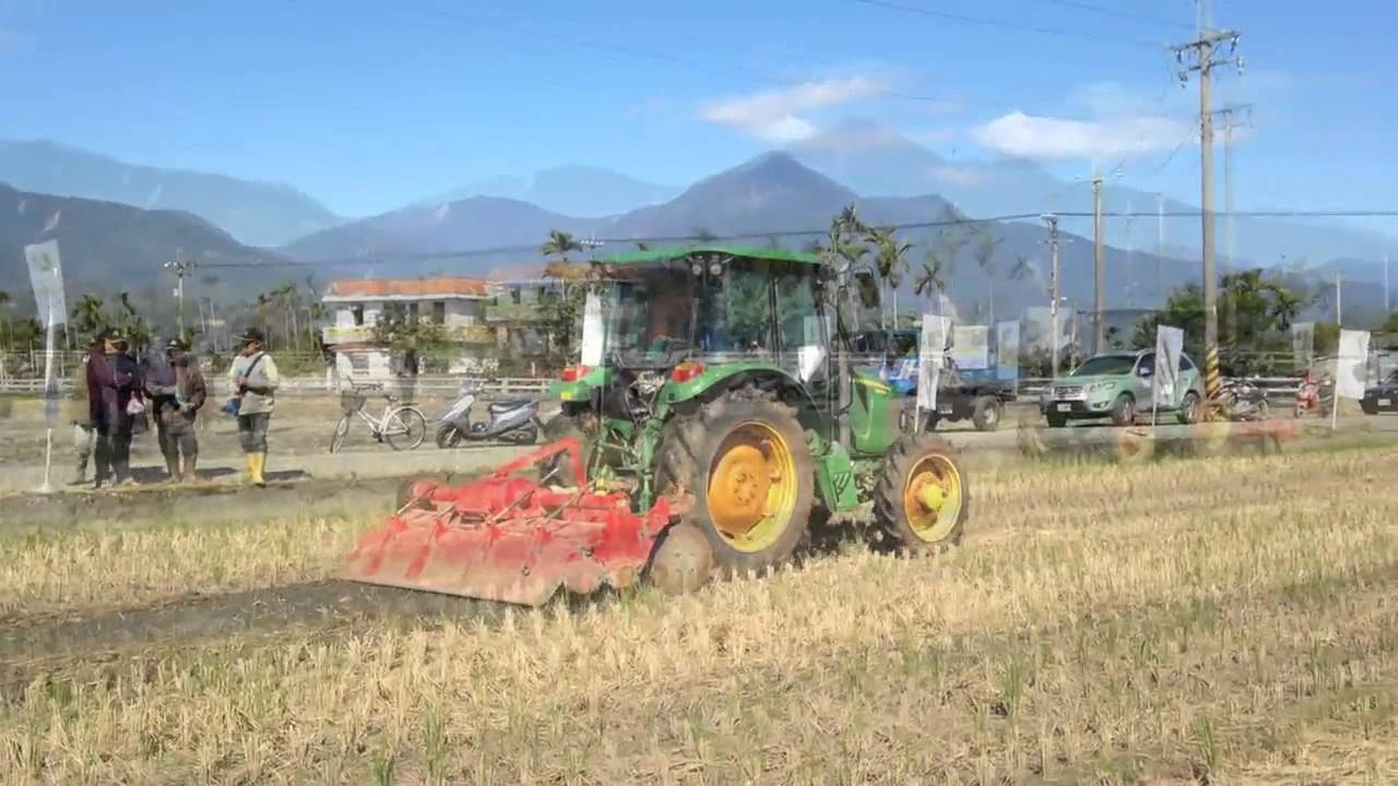 JOHN DEERE 5100R 裕農鹿曳引機-花蓮縣光復鄉 田間測試展示