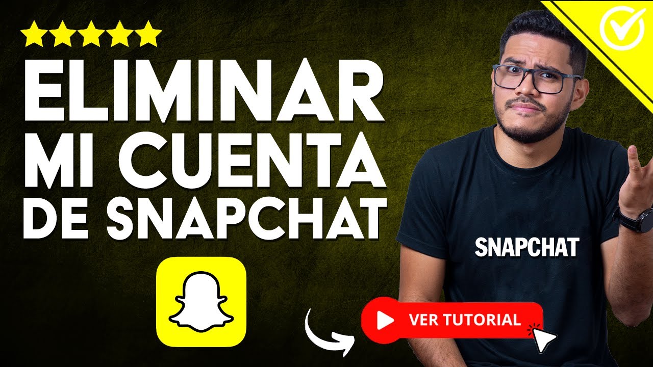 👻​ Cómo ELIMINAR MI CUENTA de Snapchat Permanentemente 👻