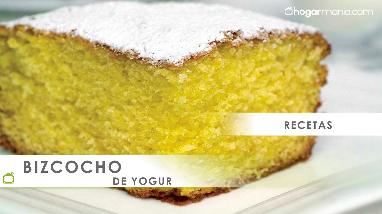 BIZCOCHO de YOGUR esponjoso 🍰 🥛 &iexcl;Receta del bizcocho m&aacute;s f&aacute;cil y popular!  👩🏼&zwj;🍳Hogarman&iacute;a