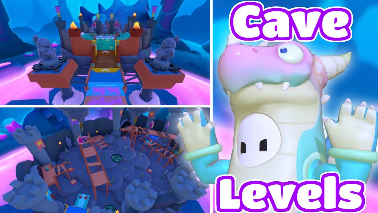 NEW Cave themed levels in Fall Guys!