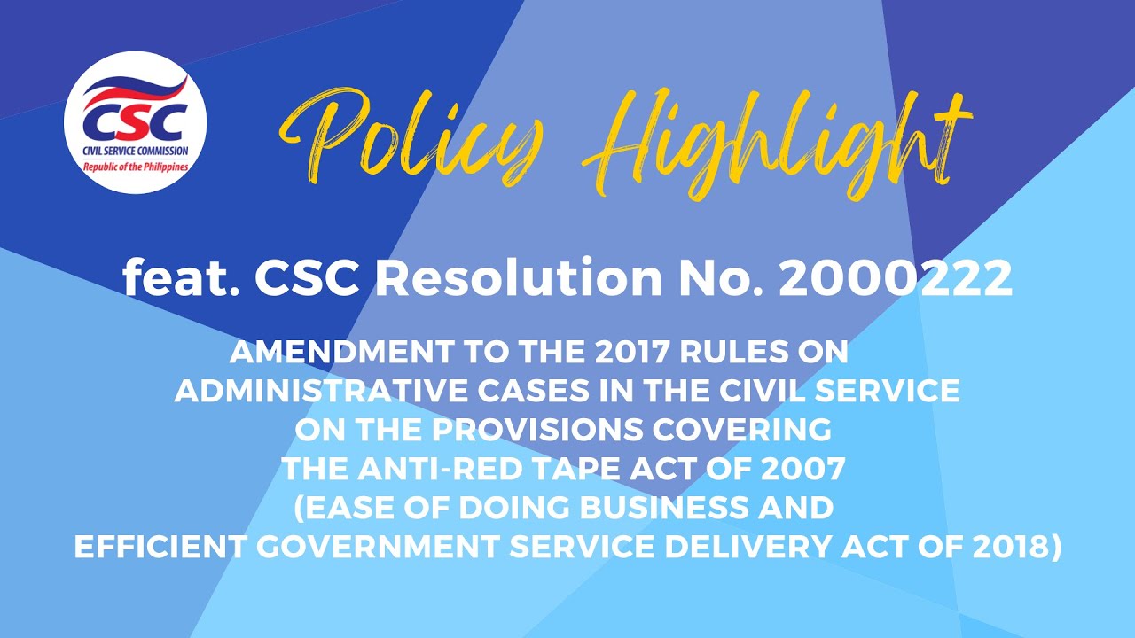 Violations of Republic Act No. 11032 are administrative offenses (CSC Resolution No. 2000222)