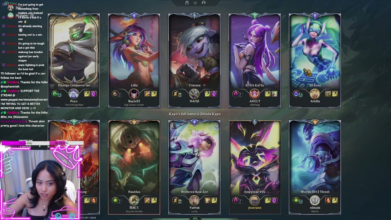 08/20/2024 - jhoeraine#bby EUW - Vex Mid - Placement 1/5 +76LP Bronze 2