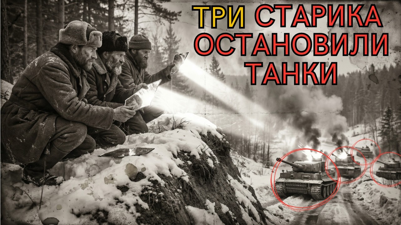 ГИТЛЕР ОРАЛ ОТ БЕССИЛИЯ: 3 сибирских деда ОСЛЕПИЛИ 40 танков СС... Архивы Вермахта вскрыты!