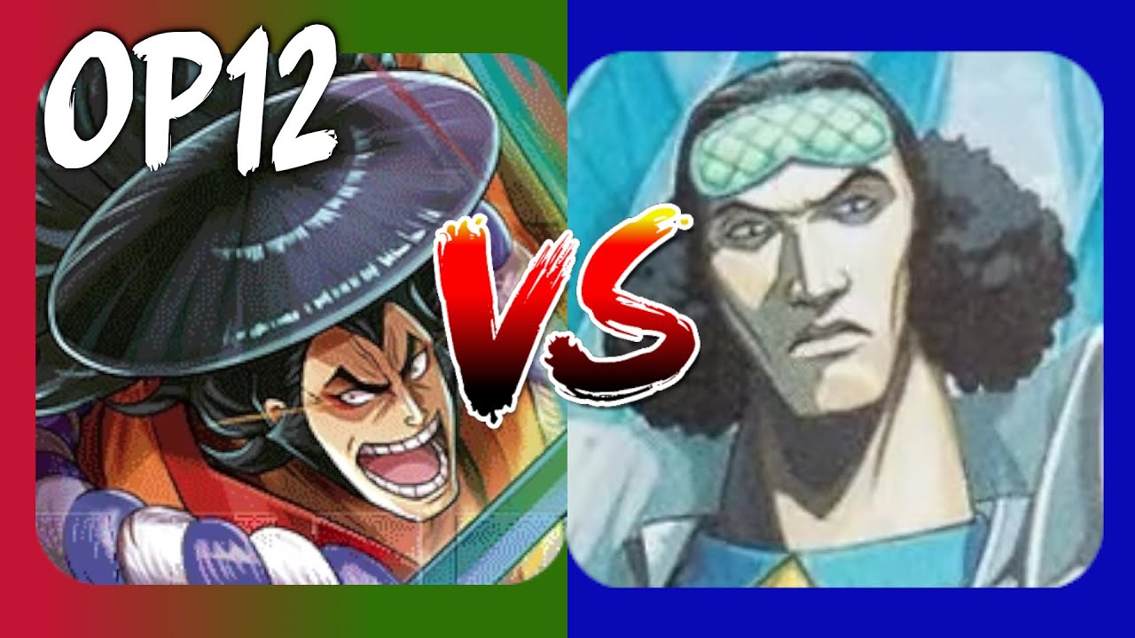 [OP12] Red Green Oden vs Blue Kuzan | One Piece Card Game