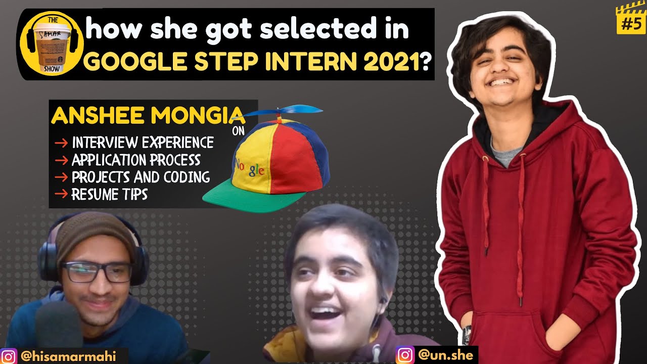 How she got selected in Google Step Intern 2021 !!!!  #google #step #intern #2021