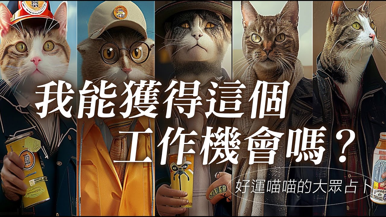 【好運喵喵塔羅大眾占卜】我能獲得這個工作機會嗎？能錄取嗎？選一張牌窺探秘密 #塔羅占卜 #大眾占卜 #塔羅大眾占卜