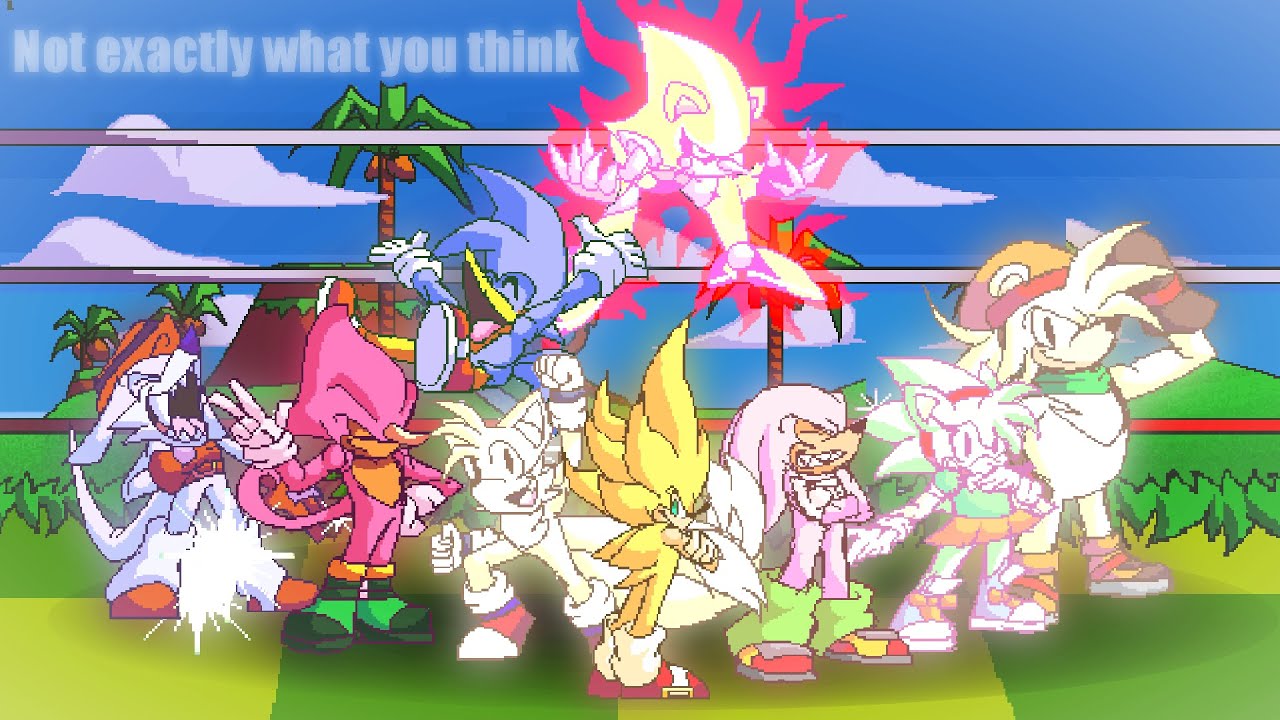 Super Sonic The Fighters Blitz Hyper Edition Limited Edition Rainbow Edition