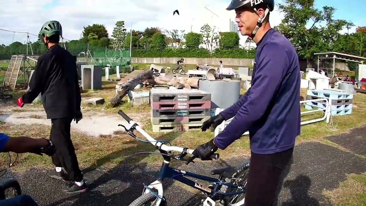 中高年の自転車トライアル　わくわくバイクトライアルひろば　Bicycle Trial