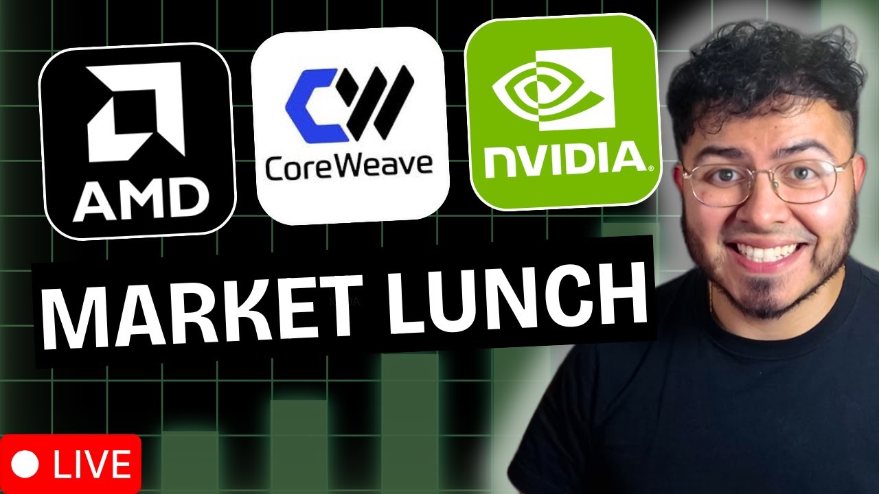 Nvidia Buys CoreWeave | AI STOCKS BULL RUN | Market Lunch