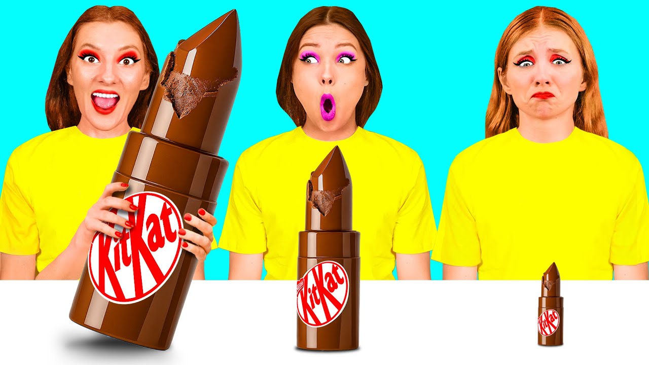 Большая, Средняя или Маленькая Тарелка Челлендж | Удивительные Кулинарные Лайфхаки от ChallengeTeen