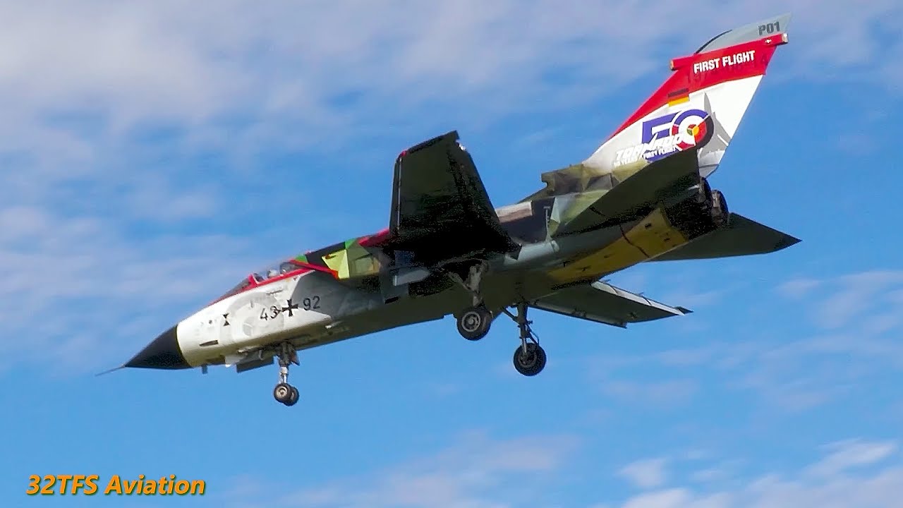 [4K] N&ouml;rvenich Air Base - Panavia Tornado IDS - GAF 