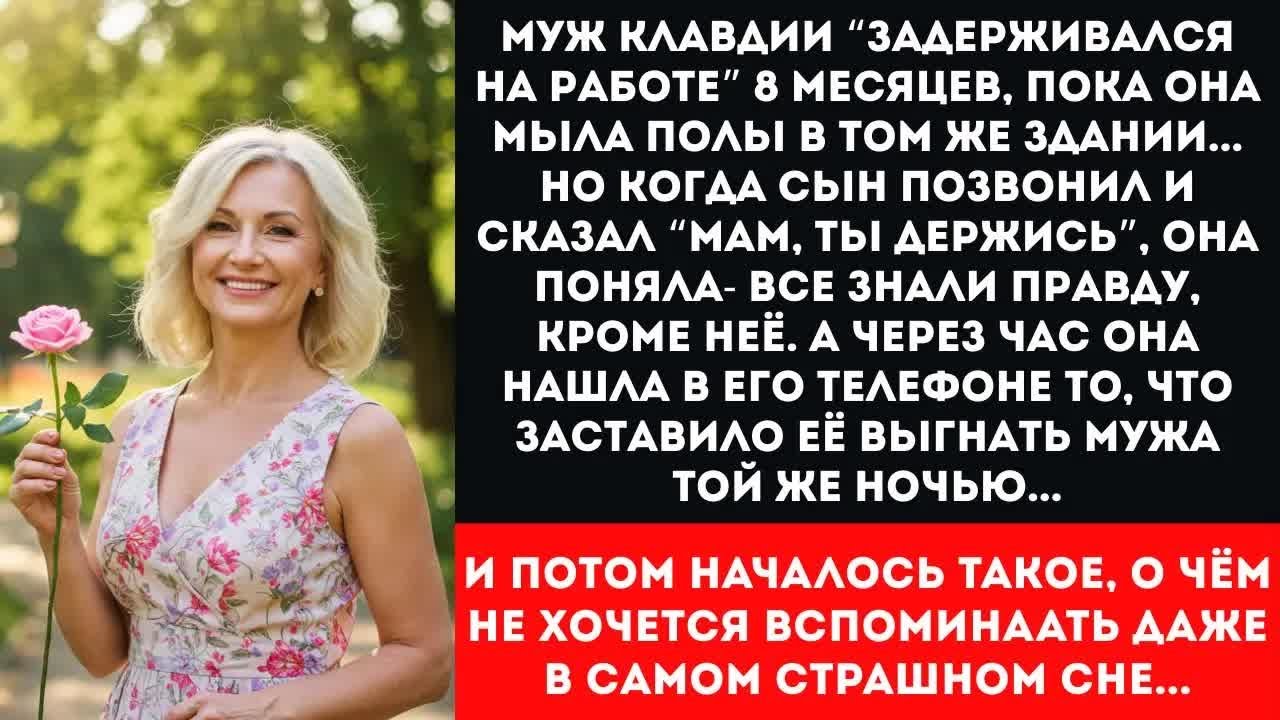 Муж-завхоз 8 месяцев изменял жене-уборщице с молодой коллегой. Но через 5 лет всё изменилось
