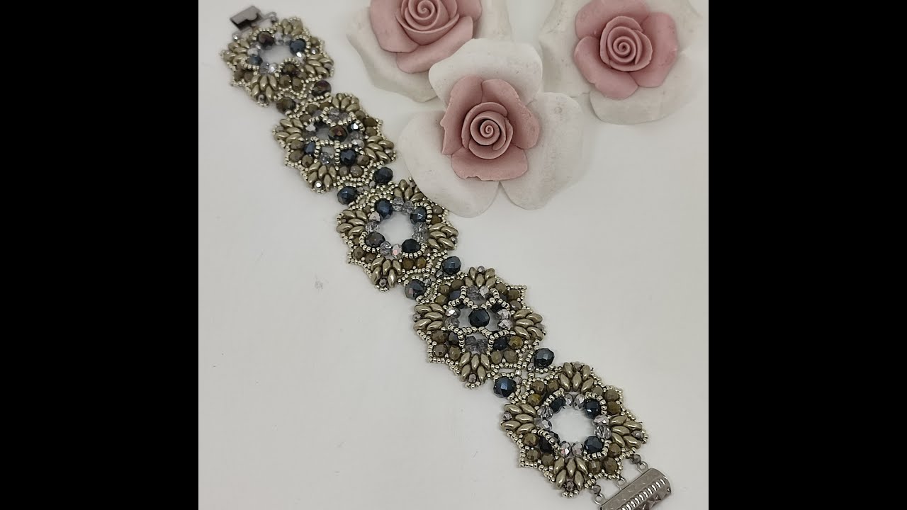 Diy tutorial bracciale september #beading #bracelet #beadwork #earrings