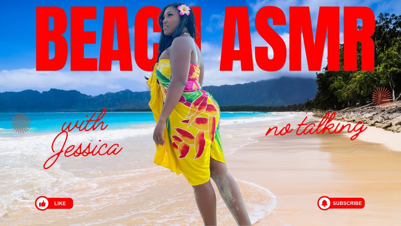 ASMR Waimanalo Beach at Sunset 🌅 | No Talking, Relaxing Ocean Waves & Island Calm