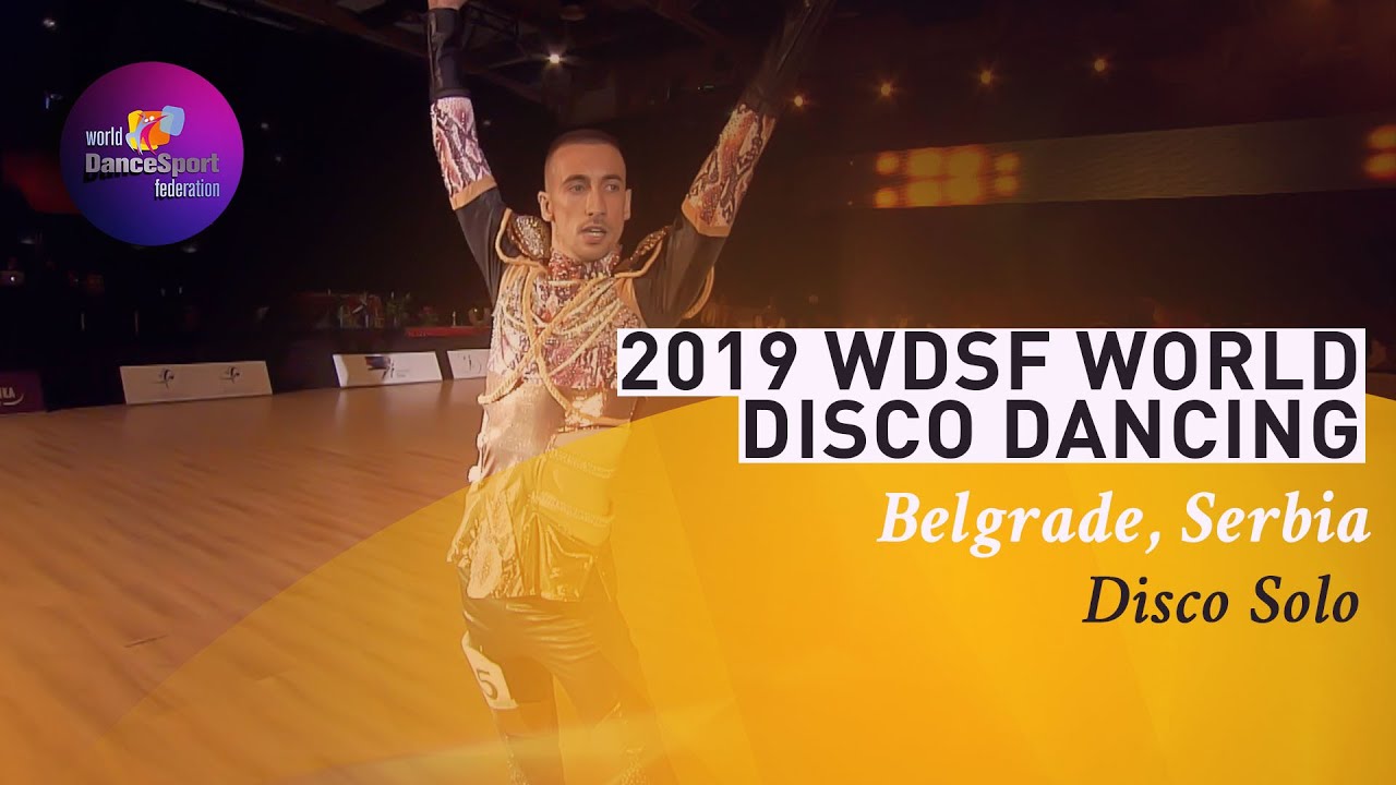 2019 WDSF World Disco Dance - Sibin Dzamic | Disco Solo Final