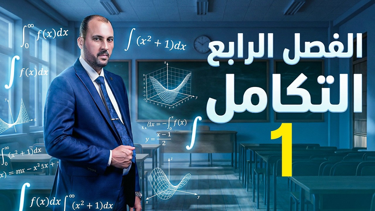 الرياضيات للصف السادس العلمي (الفصل الرابع التكامل غير المحدد محاضرة 1 الدوال الجبرية ج1 2026)