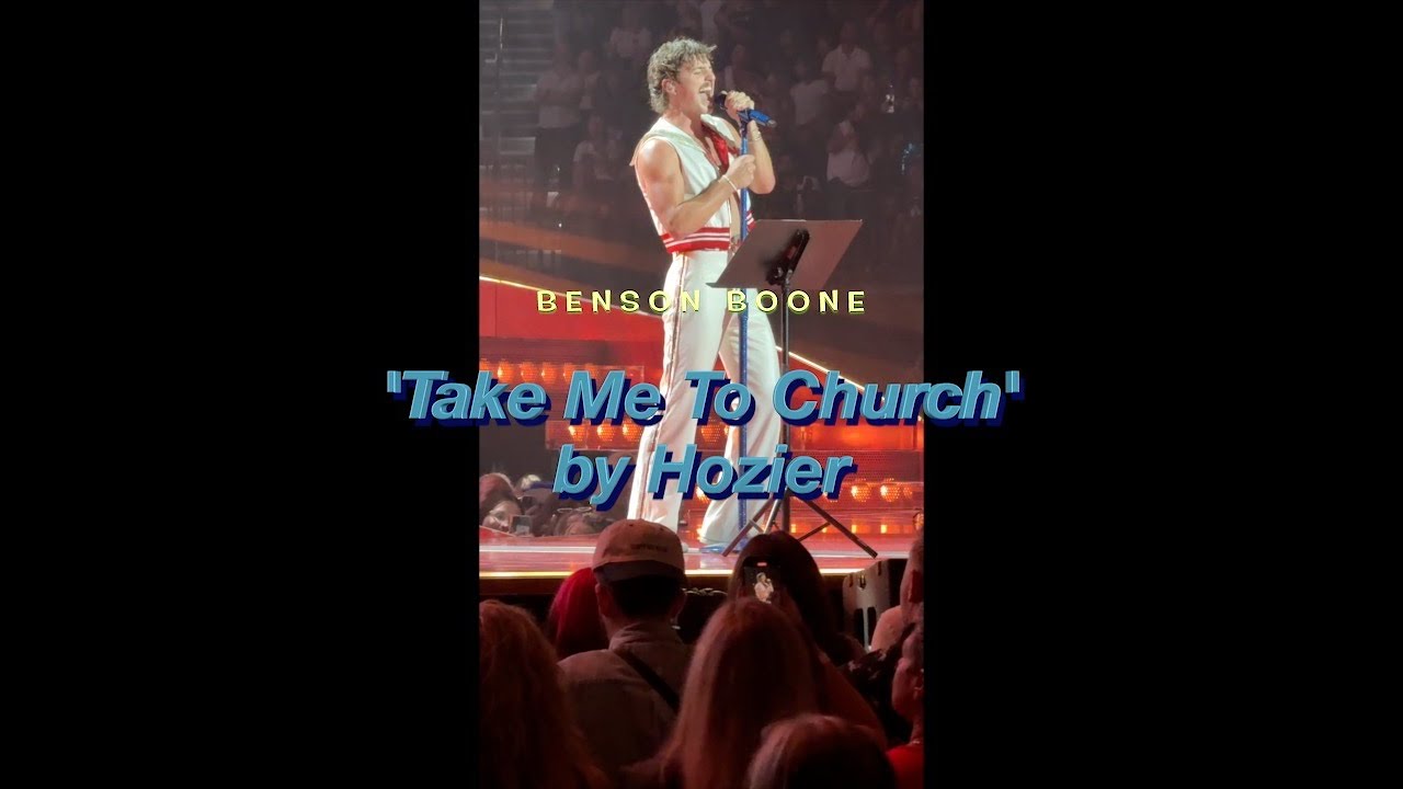 Benson Boone “Take Me To Church” (Hozier) cover Tampa FL Sept 13 2025 #bensonboone #live #concert
