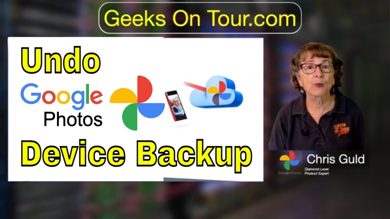 Google Photos Undo Device Backup