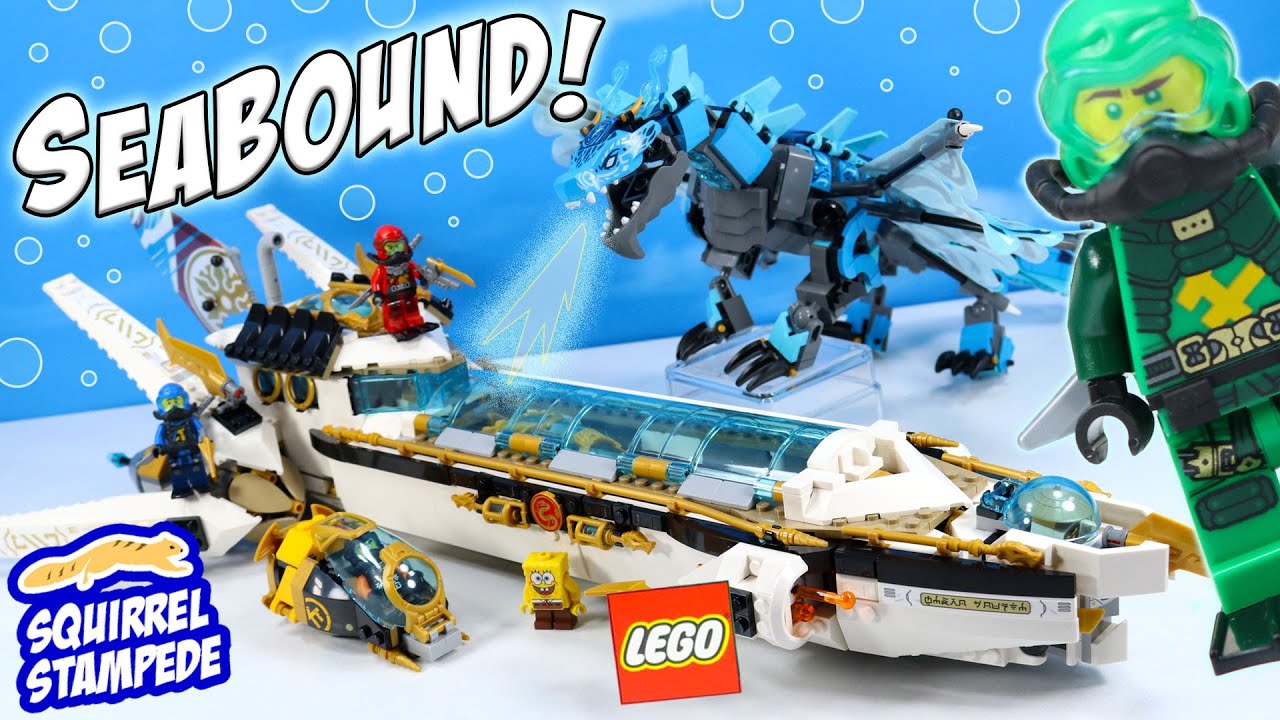 Ninjago Season 14 Seabound Hydro Bounty vs Water Dragon LEGO Review!