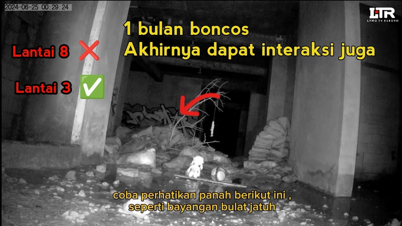 Eksperimen cctv di bangunan terbengkalai || banyak cerita seram di lokasi ini