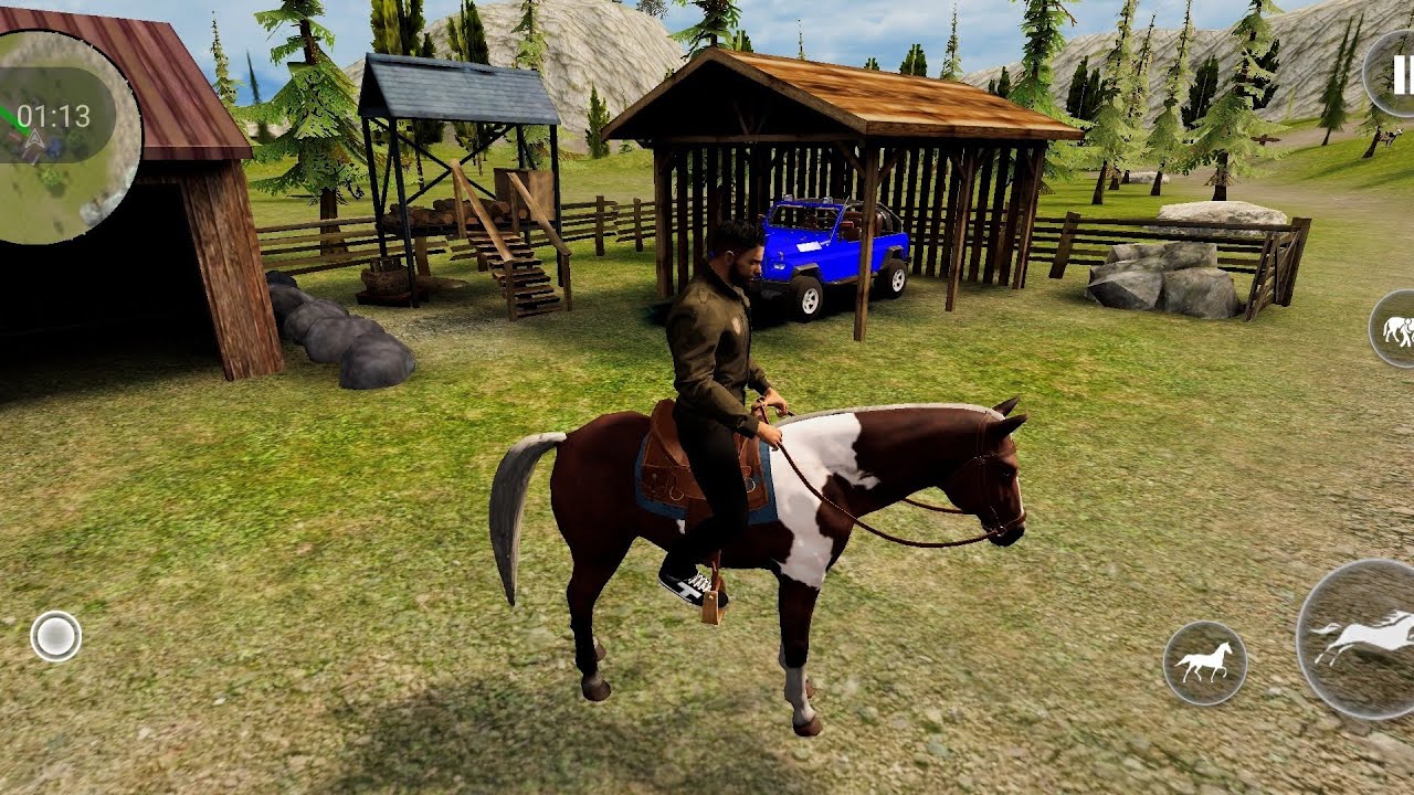 Offroad Horse Ride Gameplay | Relaxing Horse Ride Game (No Commentary)
