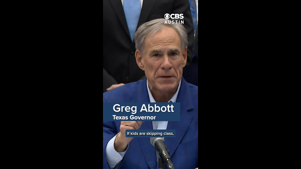 Governor Abbott speaks out publicly against student ICE walkouts