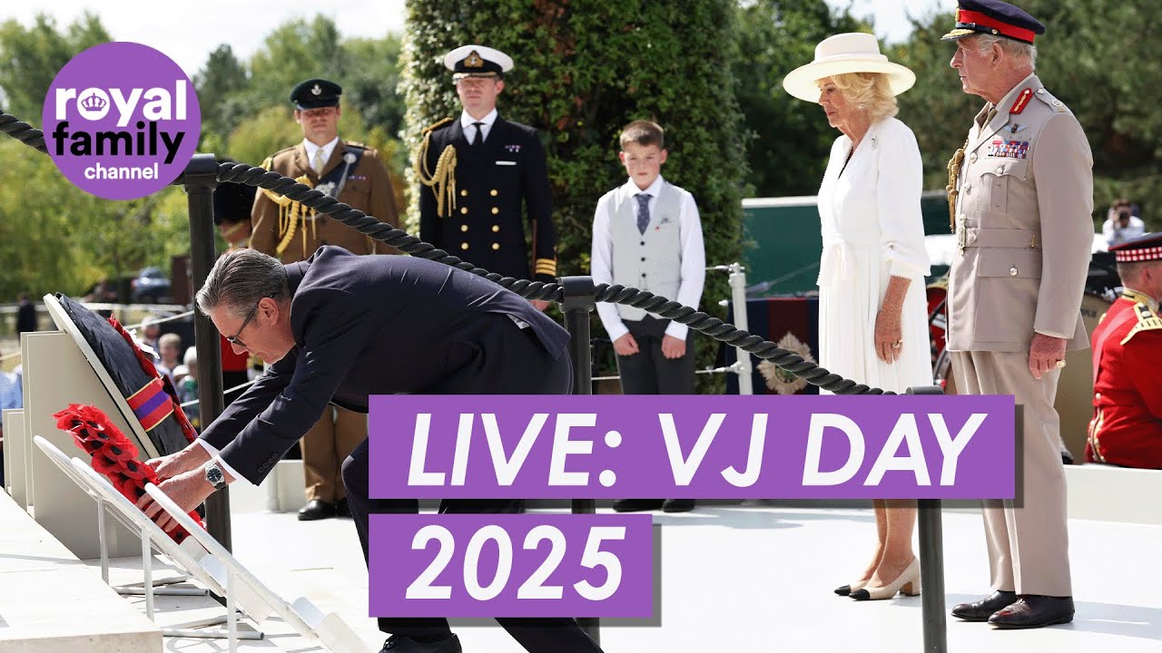 LIVE: King and Queen Lead Two-Minute Silence for VJ Day 80th Anniversary