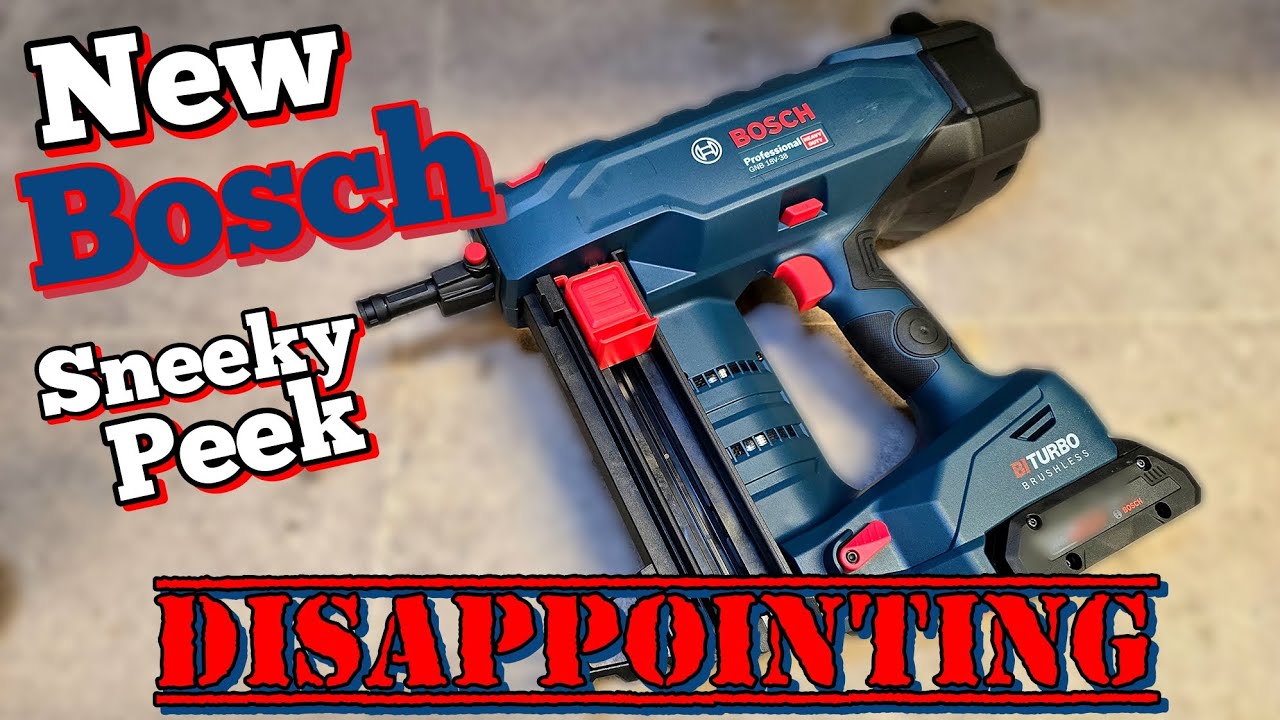 Краткий обзор совершенно нового гвоздезабивного пистолета по бетону Bosch GNB 18V 38 — не очень х...