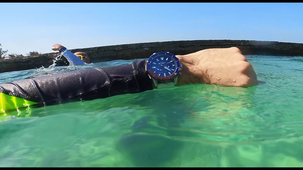 Casio Divers in their natural habitat - Snorkeling, Kayaking, Sailing, Paragliding.