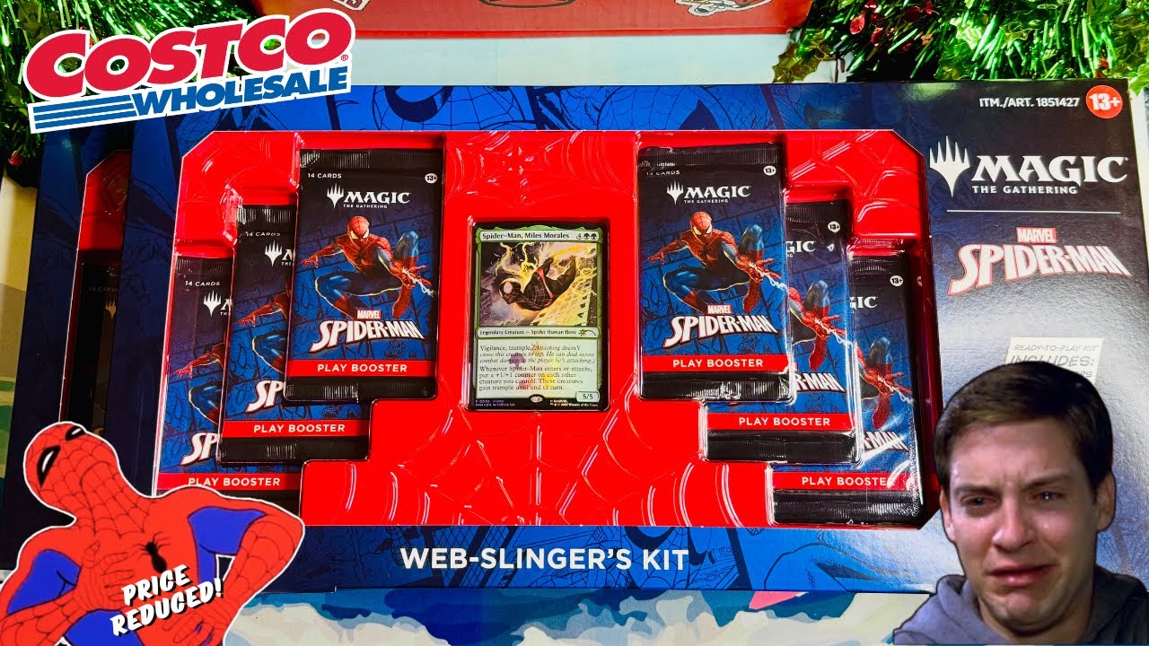Набор Magic The Gathering Spider-Man Web Slinger’s Kit x2 от Costco | Потрясающие находки и много...