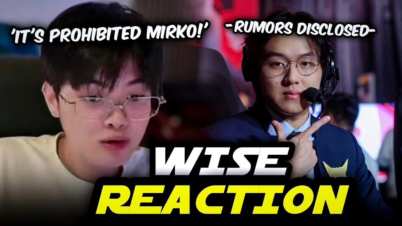 Wise's Reaction to Mirko REVEALING all The Transfer Rumors in His Membership Stream!