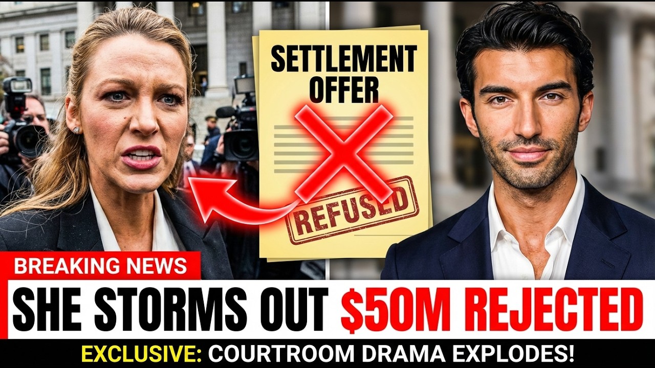 Blake Lively STORMS Out Of Court After $50M Settlement Refused