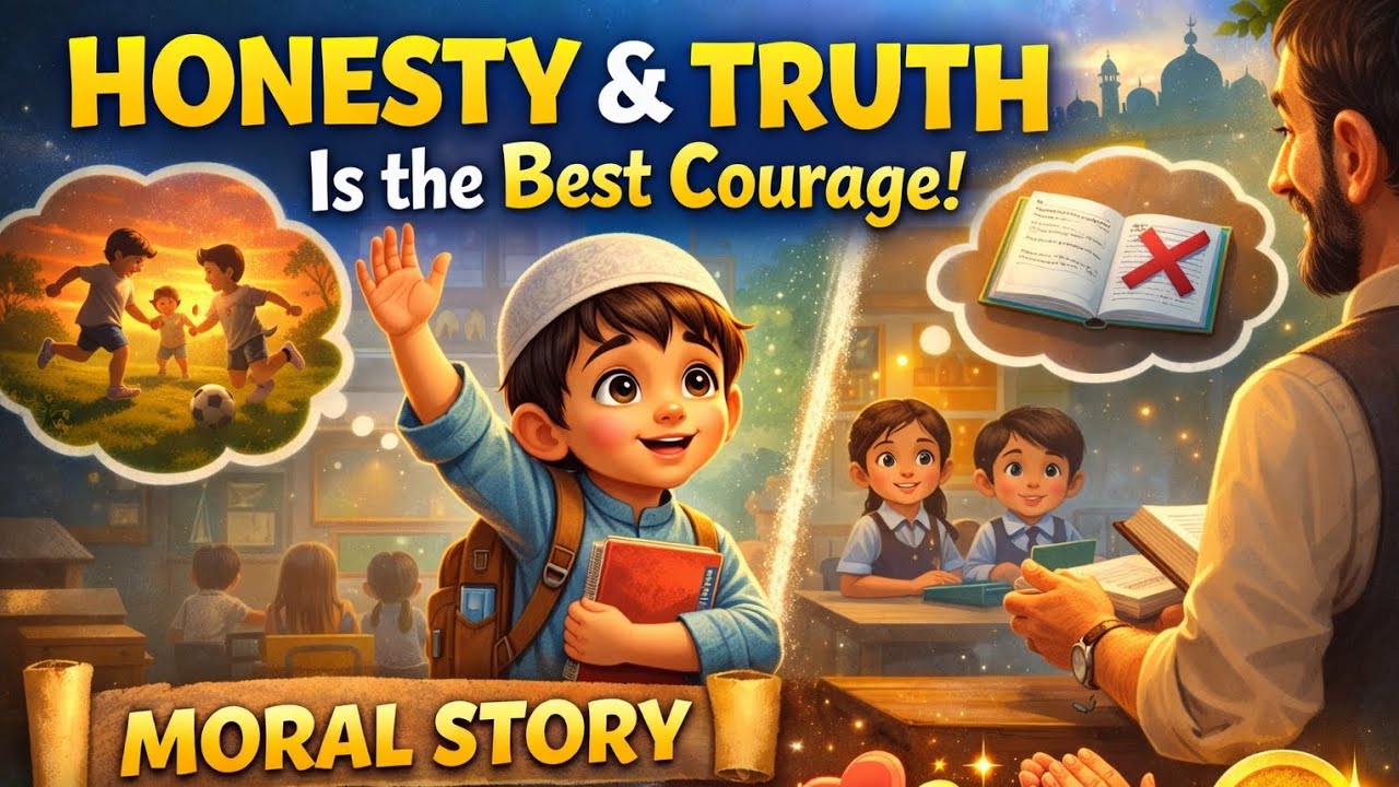 Honesty & Truth Is The Best Courage | Powerful Moral Story for Kids | Islamic Values Story