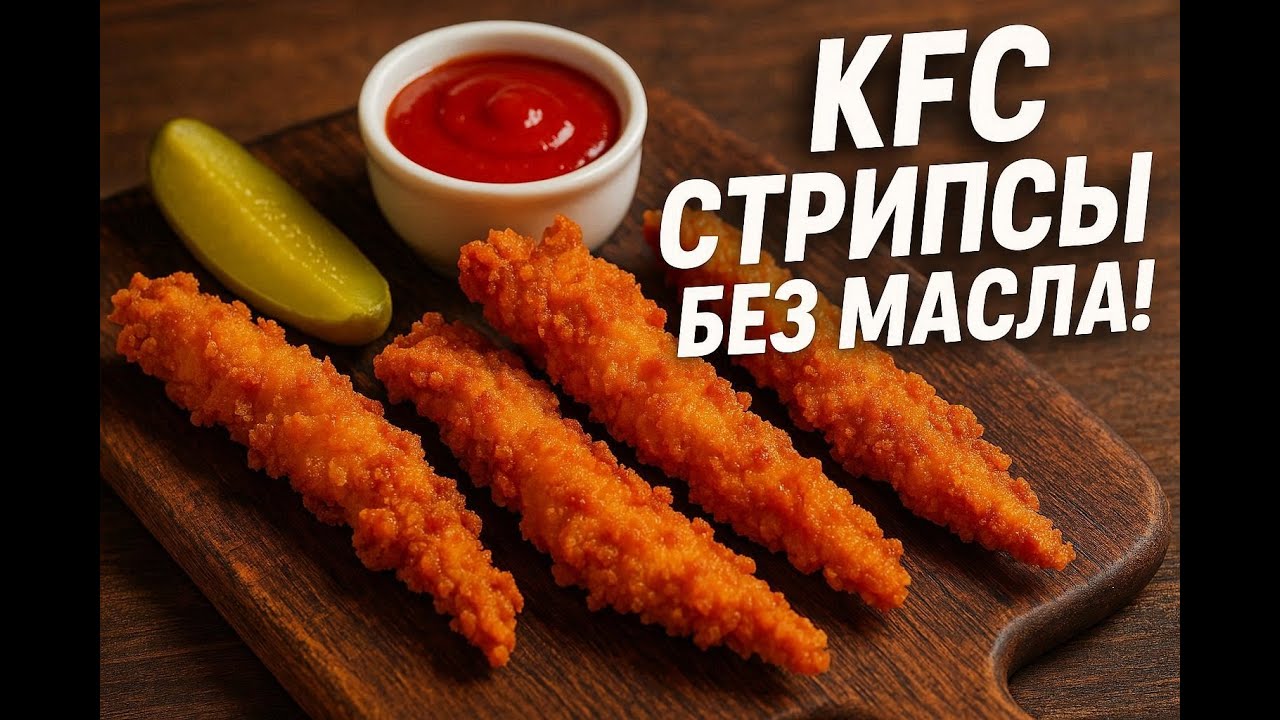 Стрипсы как в KFC. Готовим в аэрогриле. Без масла.