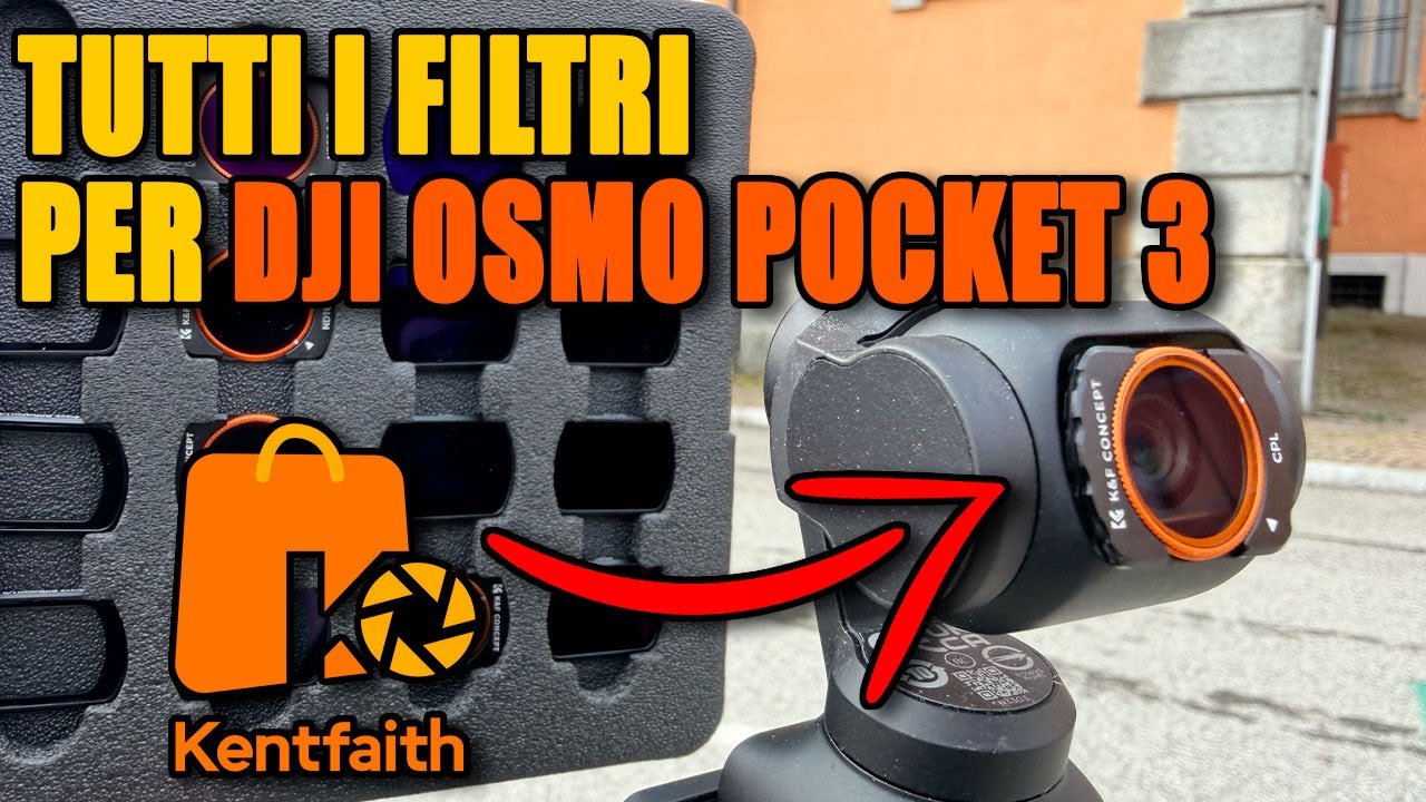 Se utilizzi il DJI Osmo Pocket 3 questi filtri K&F sono essenziali