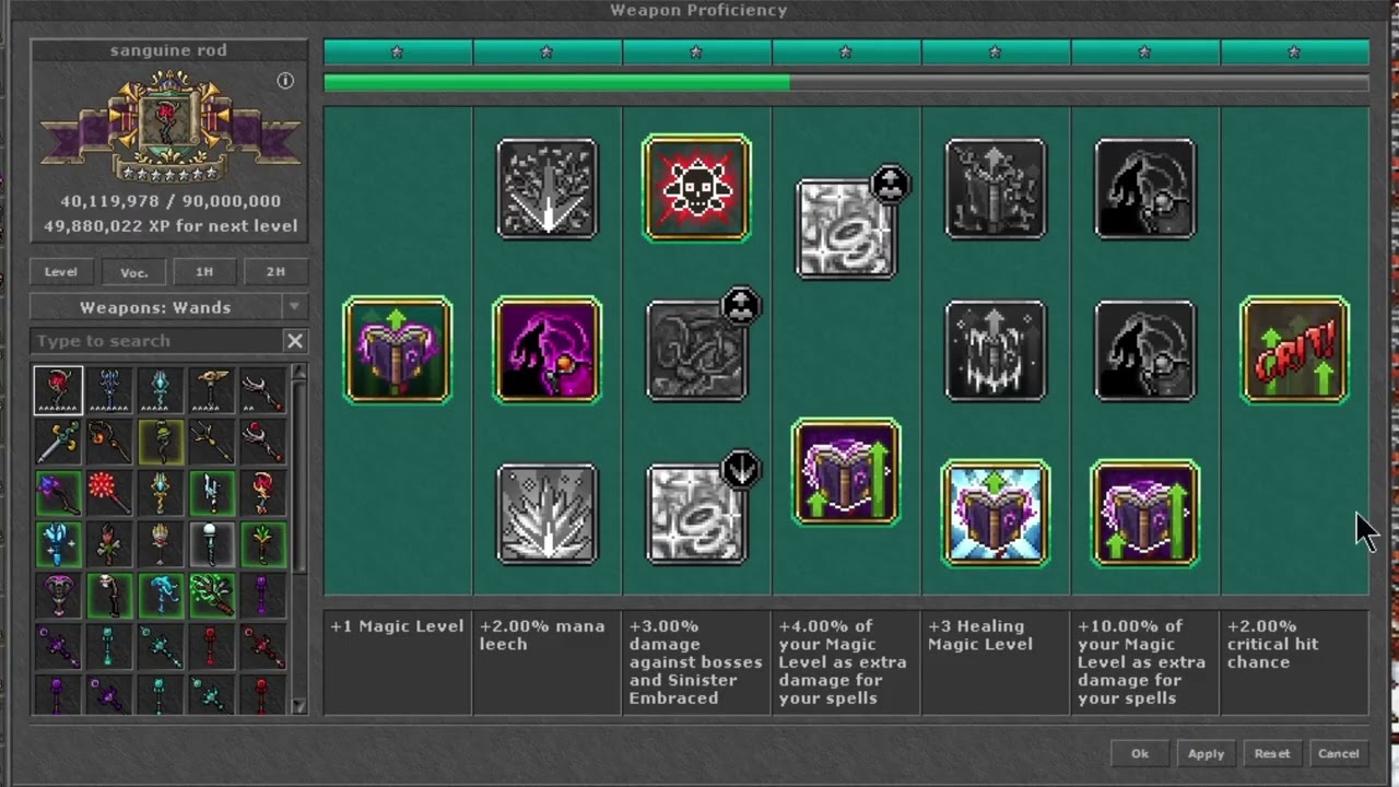 Weapon Proficiency: Builds Sanguine Rod (Boss, Solo & PT) -  Summer Update 2025
