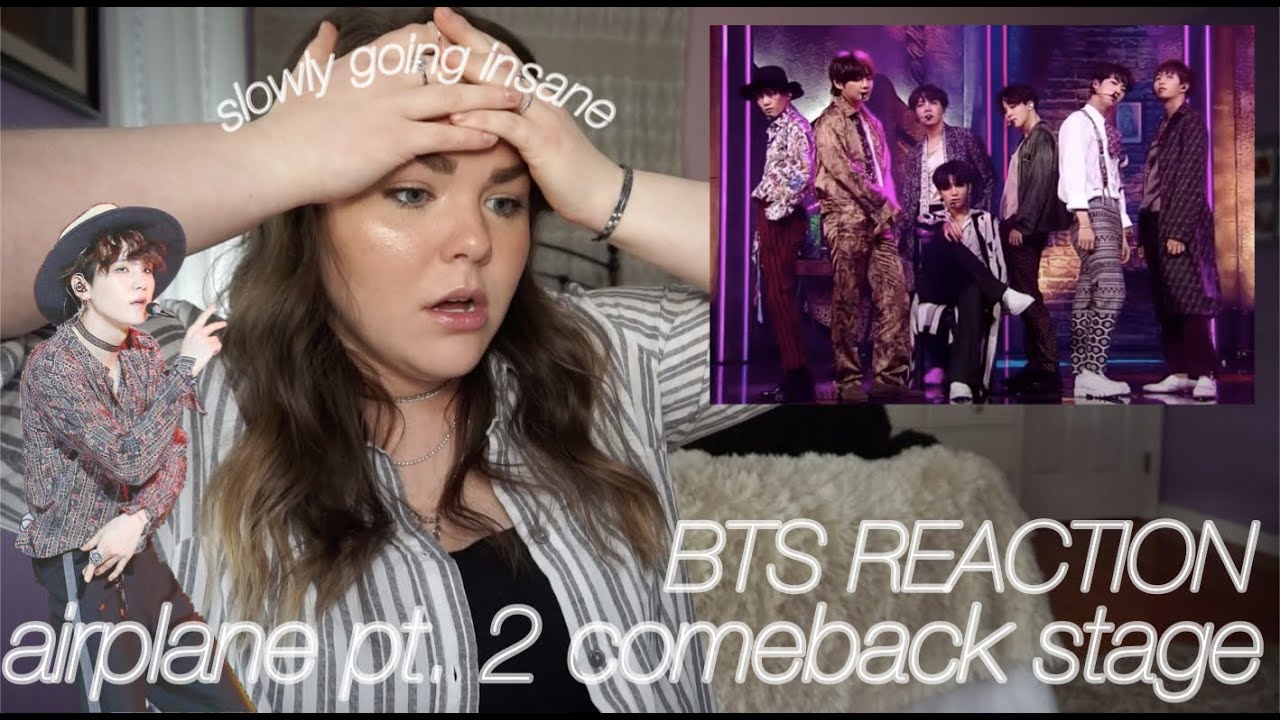 slowly going insane courtesy of yoonmin | BTS: Airplane pt. 2 Comeback Stage Reaction (New Fan)