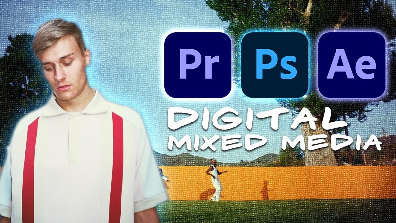 Mixed Media DIGITALLY?? (no printer) | Video Editing Tutorial