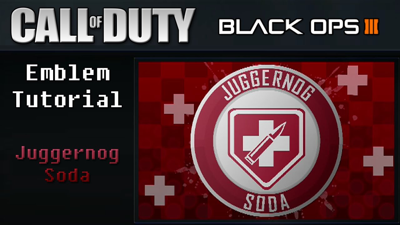 Get that health - Juggernog: CoD: BO3 Perk-a-Cola Emblem Guide/Tutorial