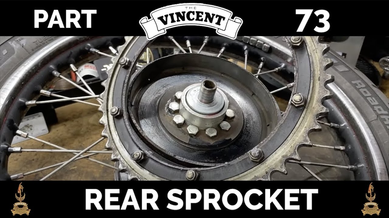 Restoration of 1951 Vincent Rapide - Part 73 - The case of a Separated Rear Sprocket