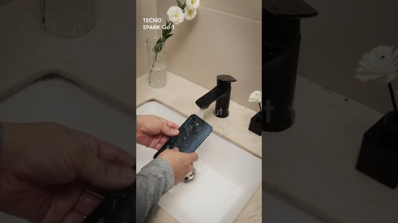 Techno Spark go 1 water 💦 testing