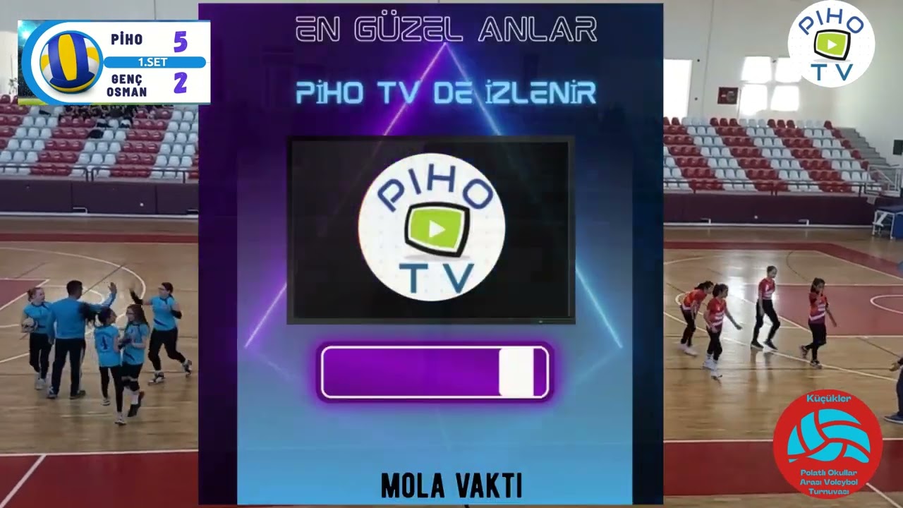 Voleybol Minikler Maçı.    Polatlı İmam Hatip Ortaokulu - Genç Osman Ortaokulu.