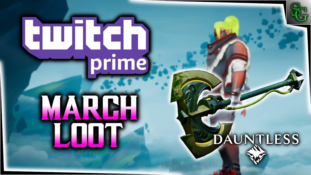 Dauntless - Twitch Prime Loot - Axe Cosmetic