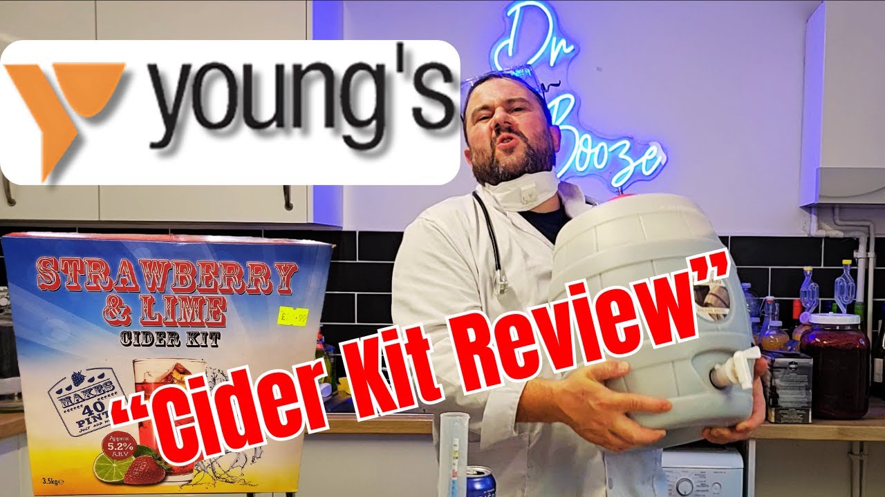 Young's Cider Kit Review  5.2% Strawberry & Lime Cider