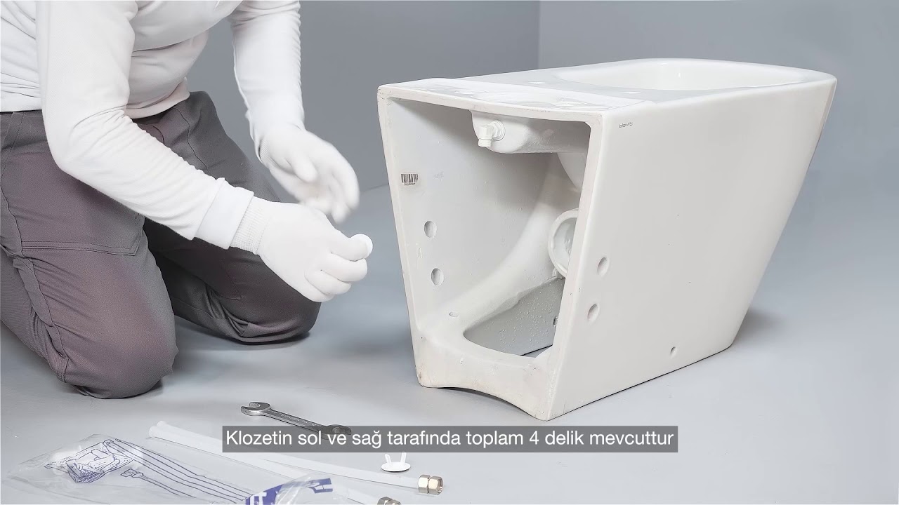 IDEVIT DUVARA SIFIR KLOZET KURULUM